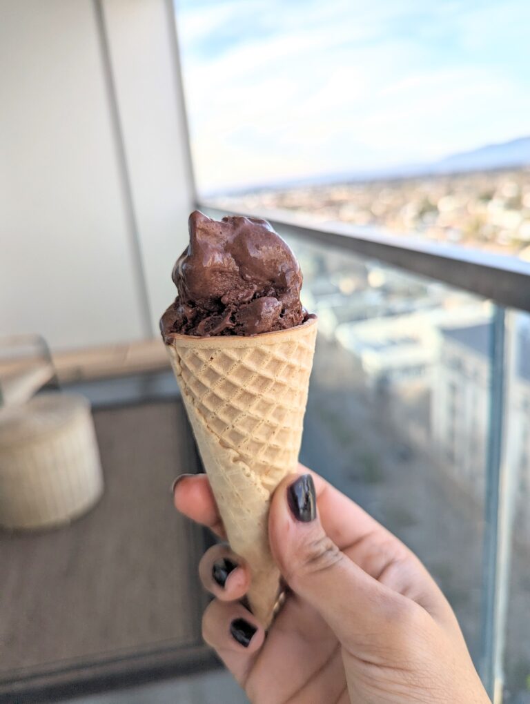 Chocolate Nice Cream Cone